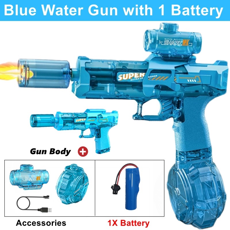 Party Games Kids Outdoor - Electric Water Blaster Gun - Automatic
