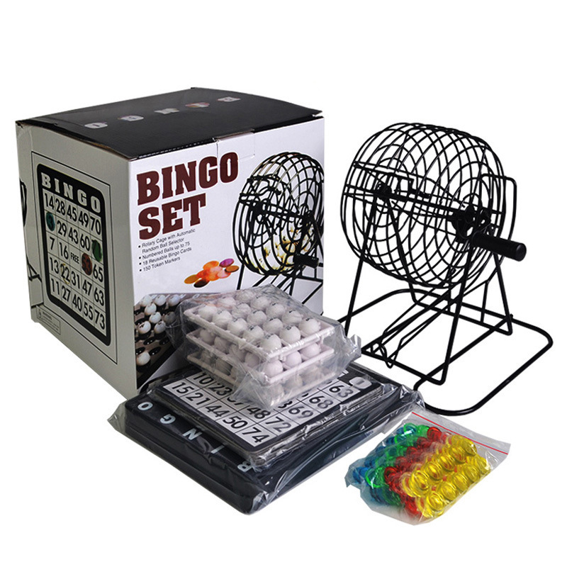 Bingo Lottery Machine Steel Bi - Party Games For Adults Large Group 评论和价格