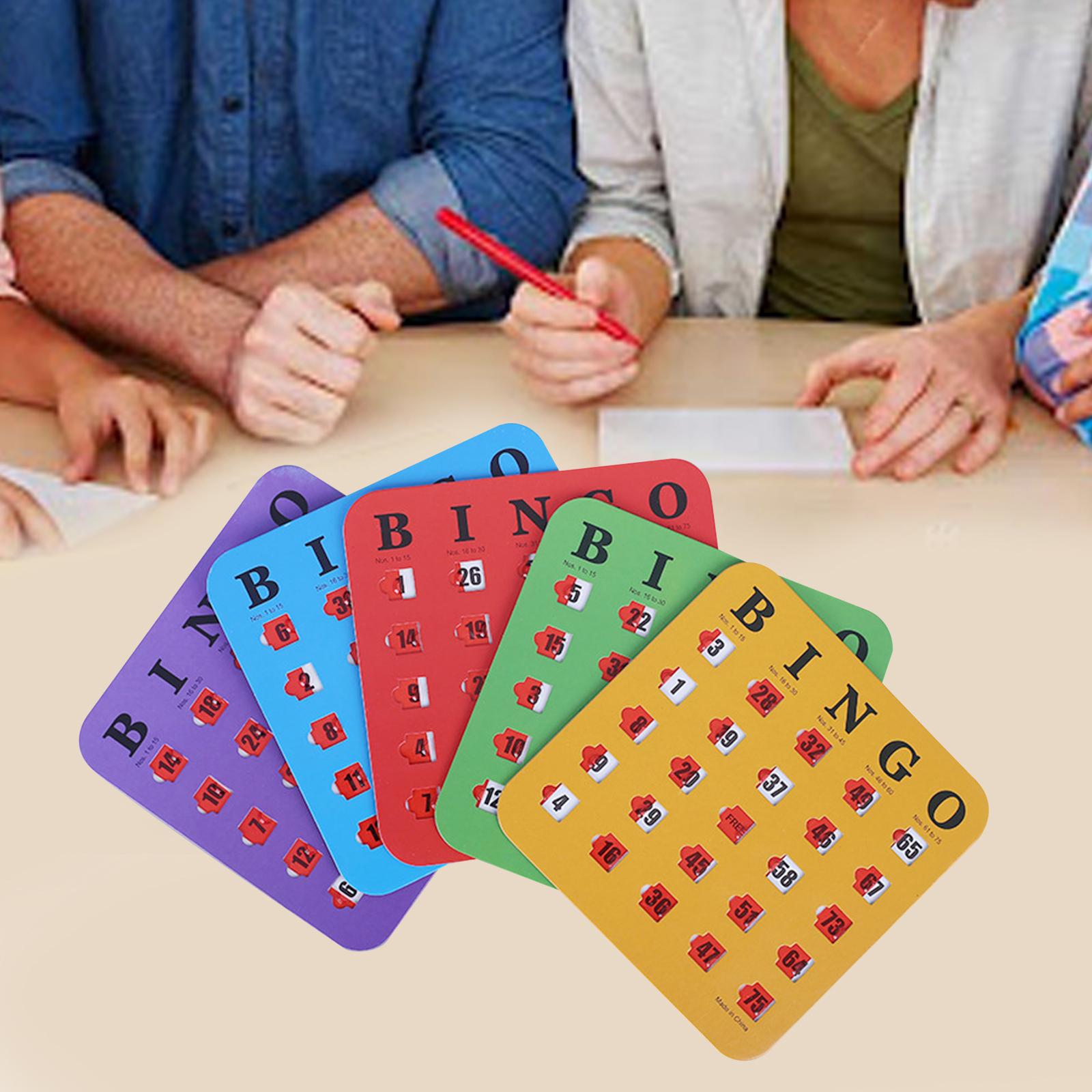 5 Pieces Bingo Game Cards Larg - Party Games For Adults Large Group 评论和价格