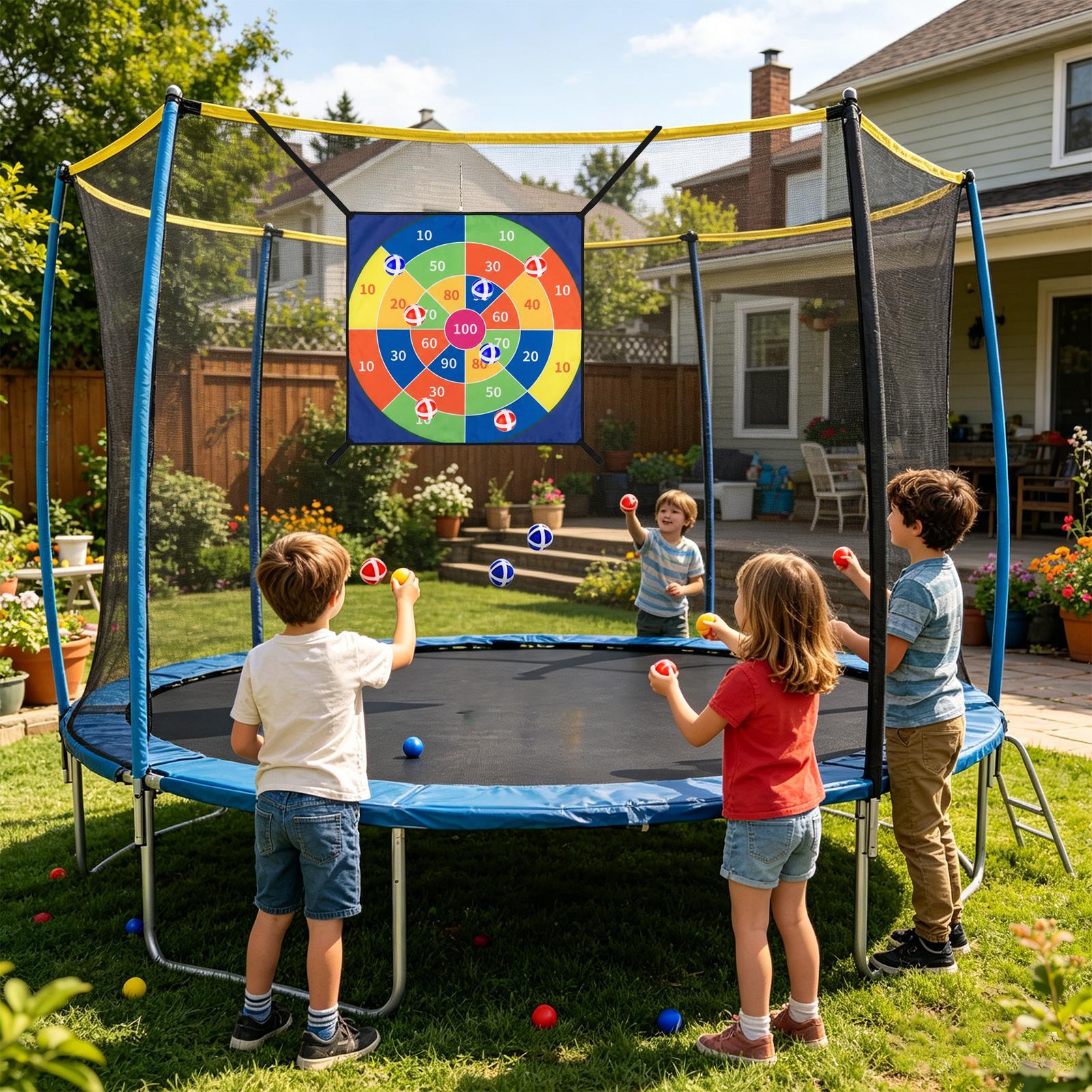Trampoline Sticky Ball Dart Bo - Party Games For 5 Year Olds Indoors 评论和价格