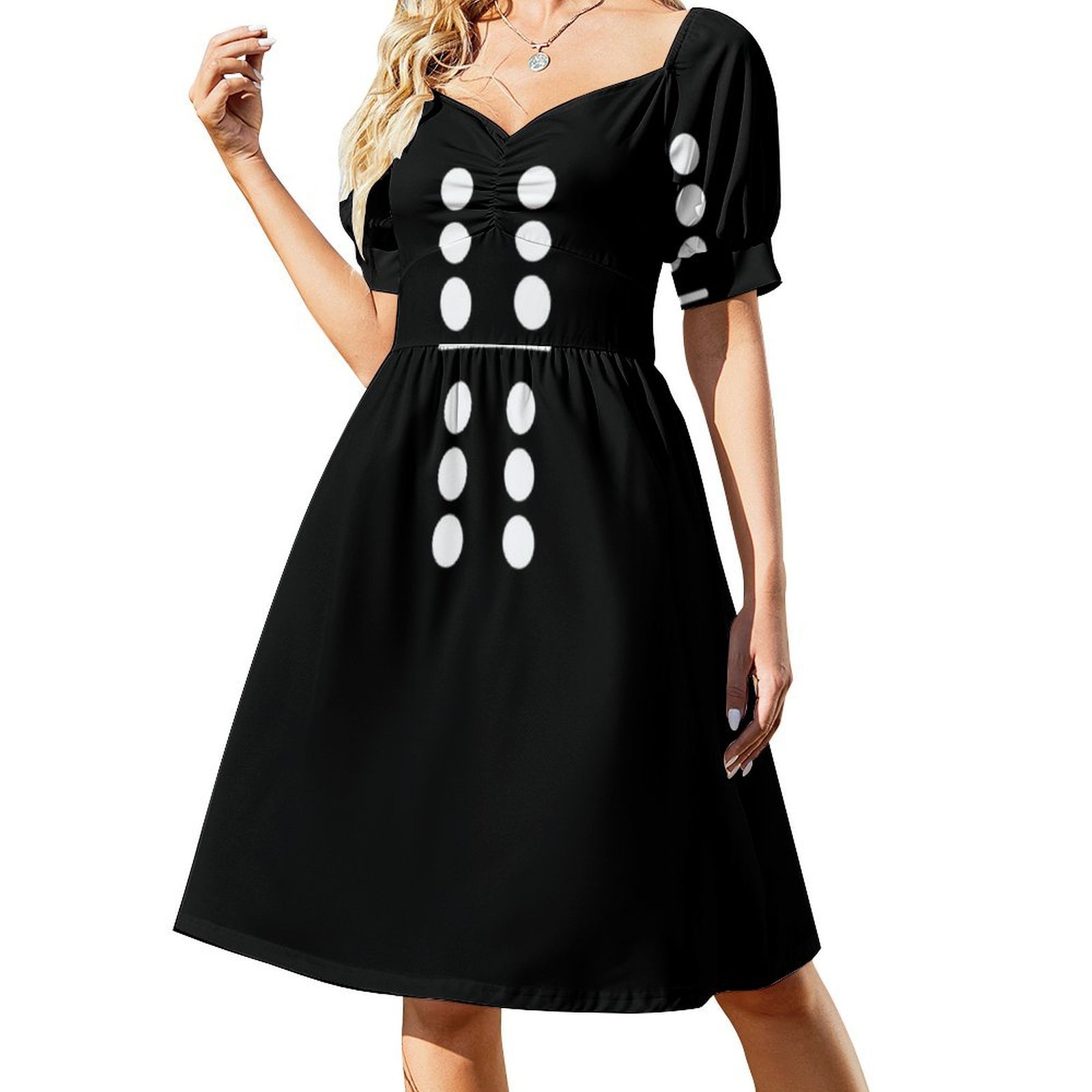 Domino Costume 6-6 Double Six  - Party Games Simple 评论和价格