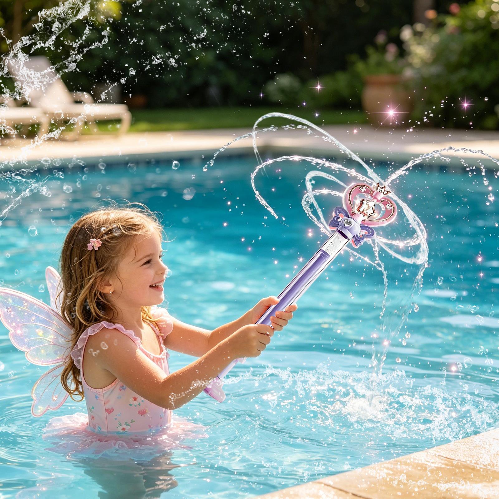 Water Soaker Fairy Wand Design - Party Games Kids Outdoor 评论和价格