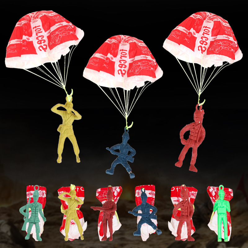 10pcs Plastic Ejecting Parachu - Party Games Kids Outdoor 评论和价格