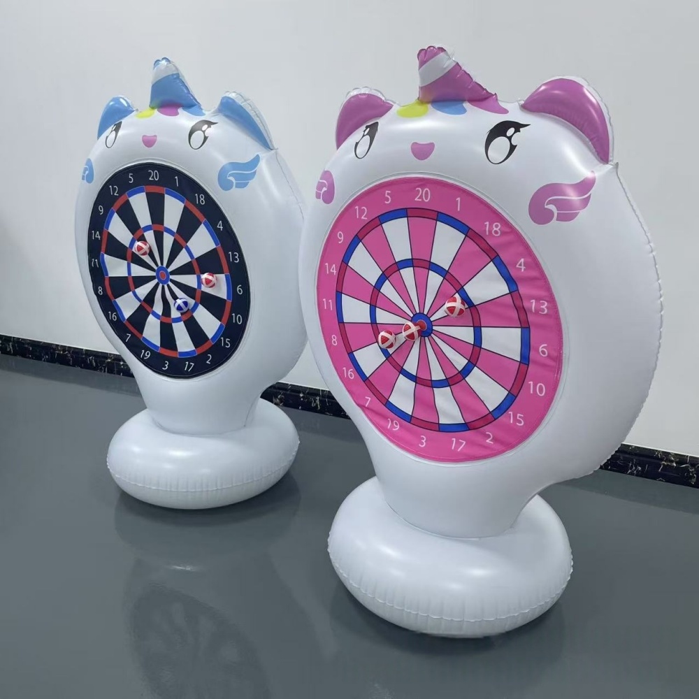 Inflatable Unicorn Throwing Ga - Party Games Kids Outdoor 评论和价格
